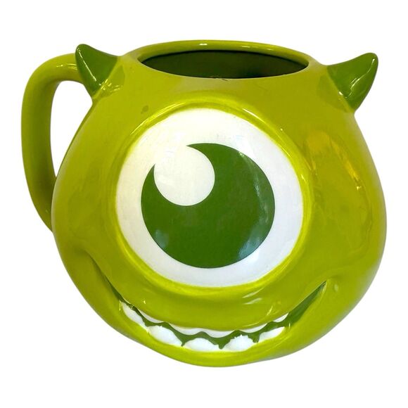 Disney Pixar Monsters Inc  - BIOWORLD 3D Green Mike Wazowski 16oz Sculpted Mug - Picture 2 of 9